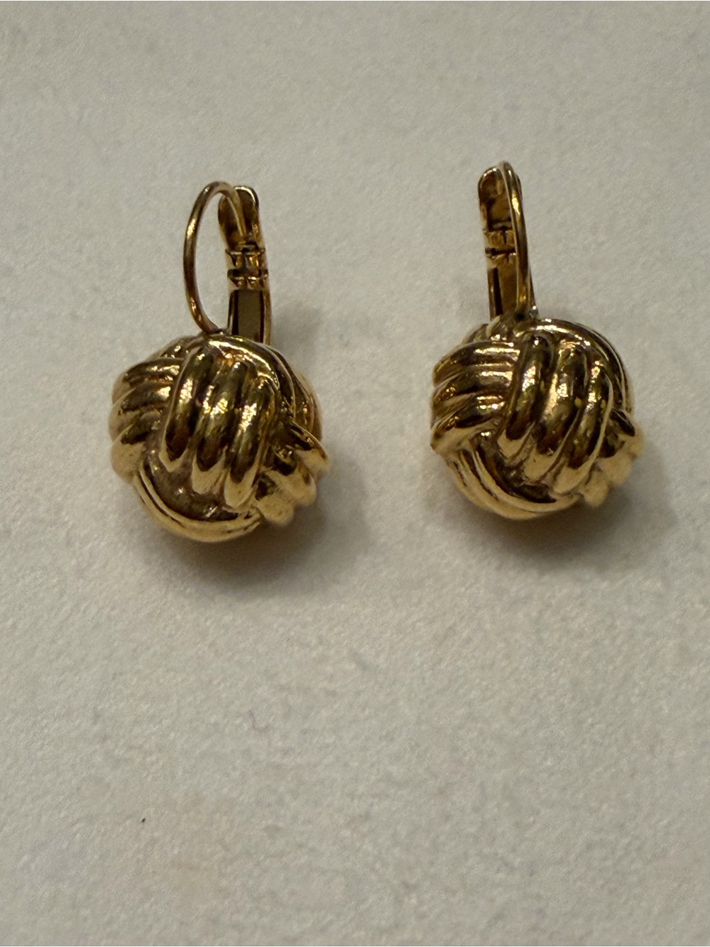 Classic Gold-Tone Knot Drop Earrings - Women Jewelry